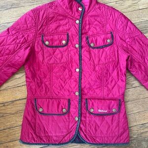 Barbour x Pantone Women's Fuchsia Pink Quilted Utility Jacket